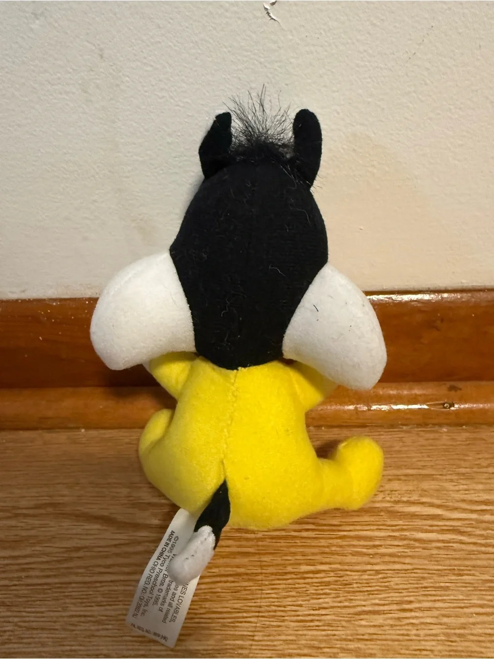Vintage WB Looney Toon Lovables Sylvester 1995 Tyco Preschool Stuffed Plush 6